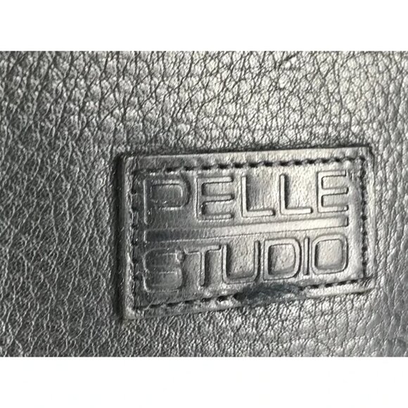 Wilsons Leather Unisex Black Pelle Studio Detachable Strap Divider Briefcase Bag - Picture 11 of 11